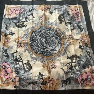 Vintage Hermes jungle scarf